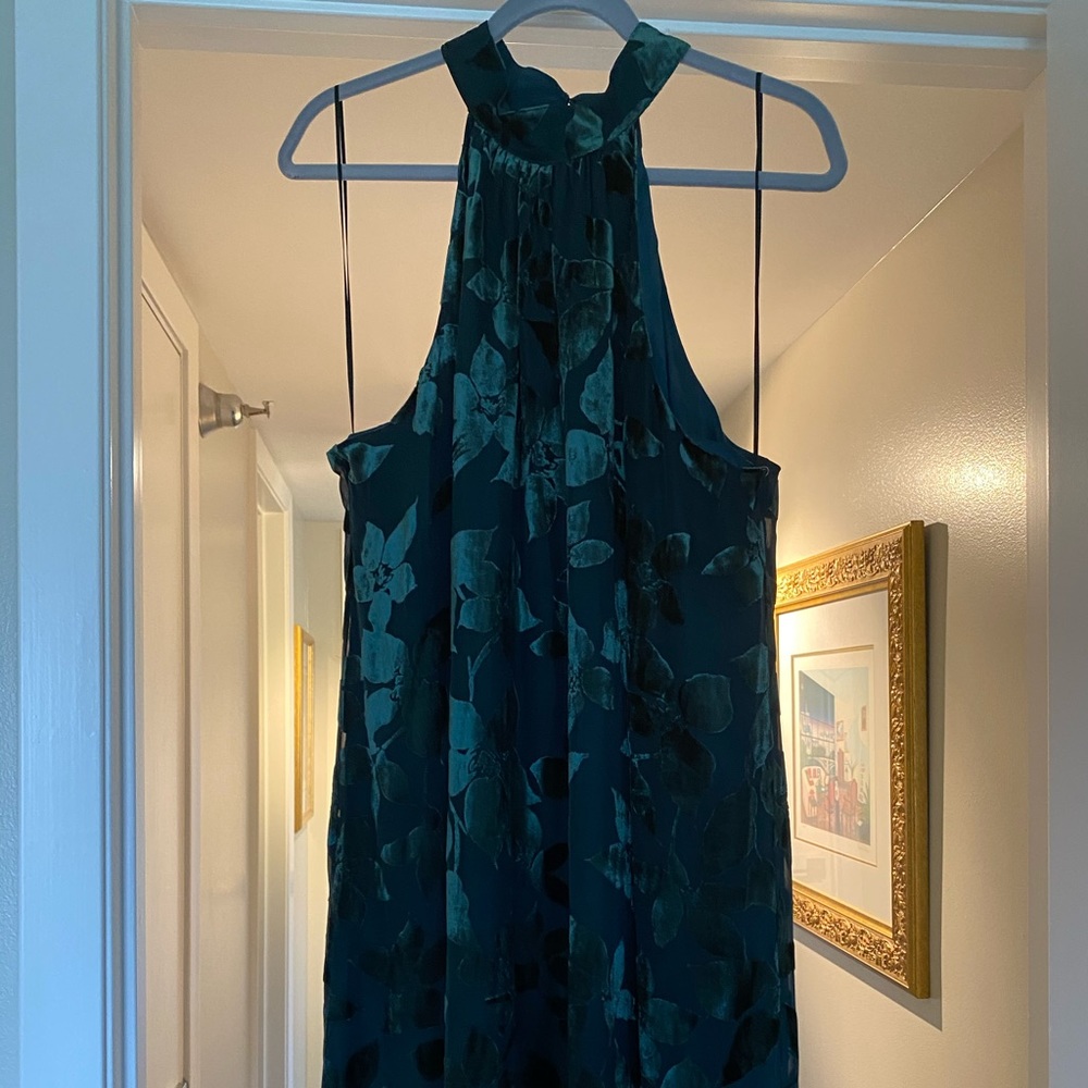 High neck party dress